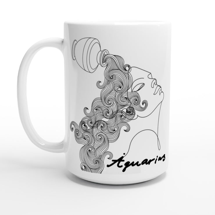 Aquarius Ceramic 15oz Affirmation Mug