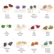 Limited Edition Unearthed Birthstone Studs